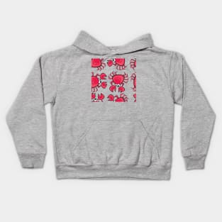 Red Crabs Kids Hoodie